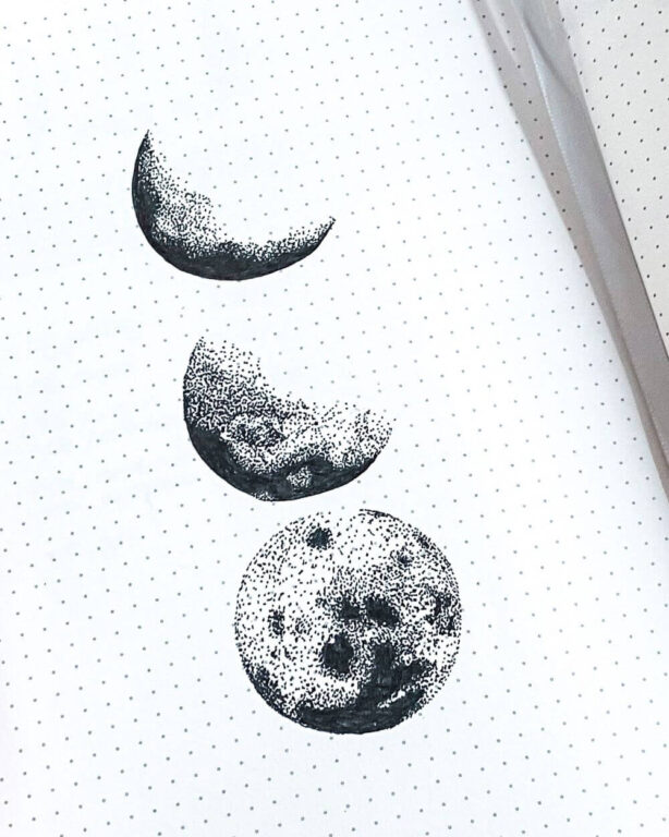 Dotwork wird auch als Tattoo-Technik eingesetzt, da sie so filigran ist.